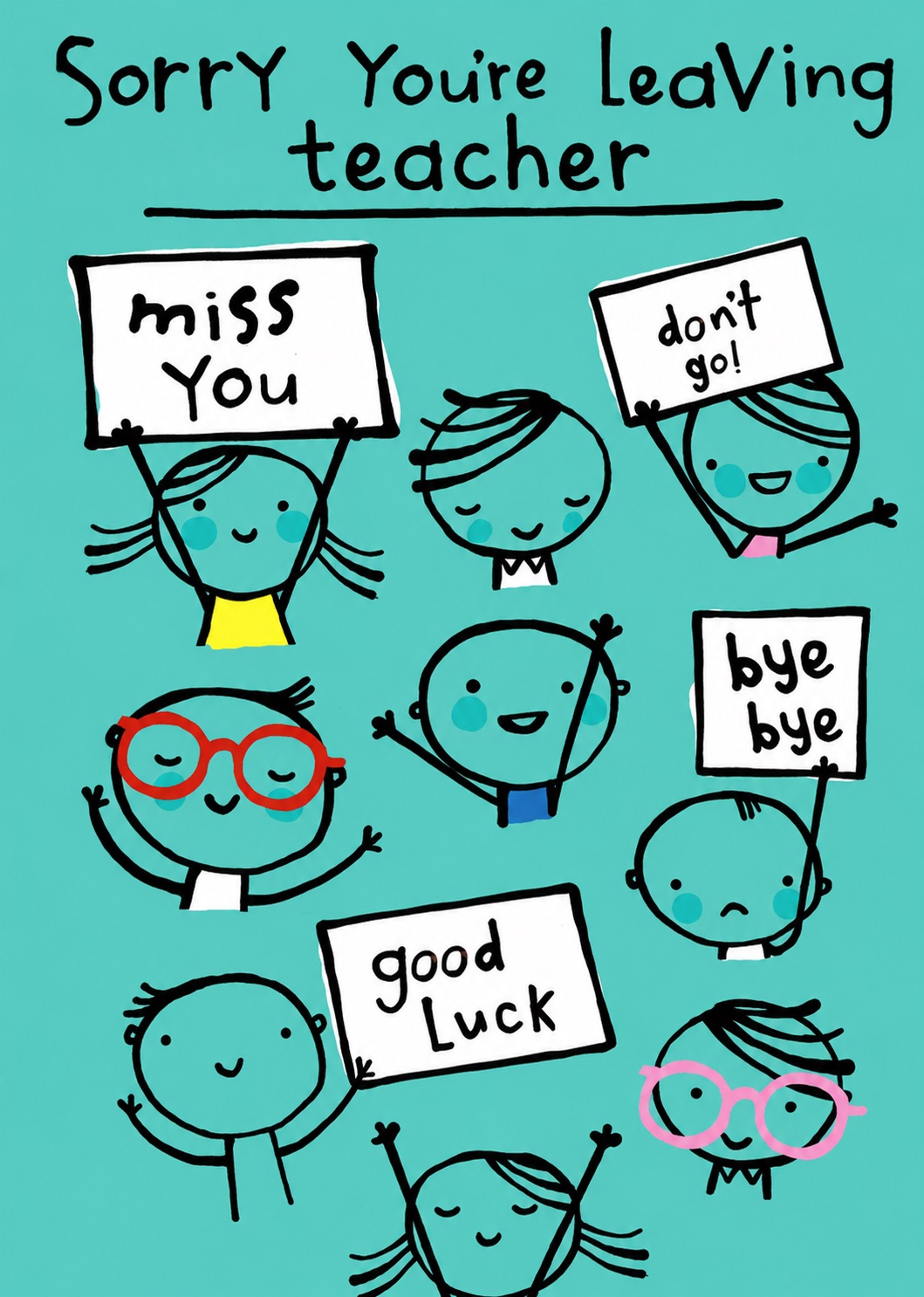 Heartfelt colorful card for Teacher Appreciation Week