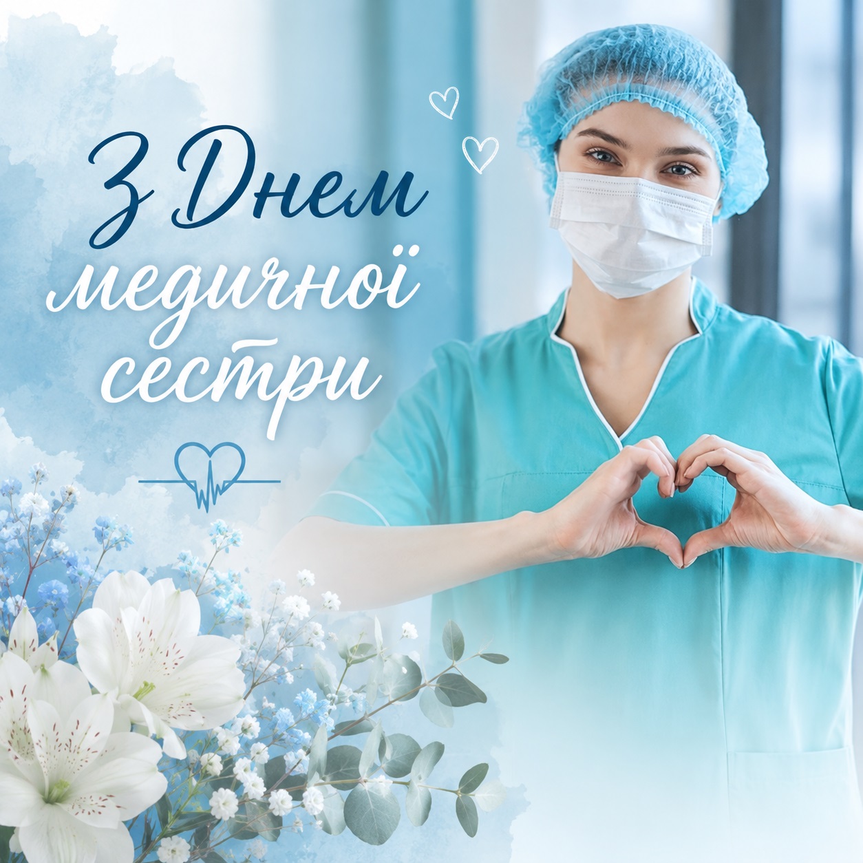 Tender greeting card for International Nurses Day
