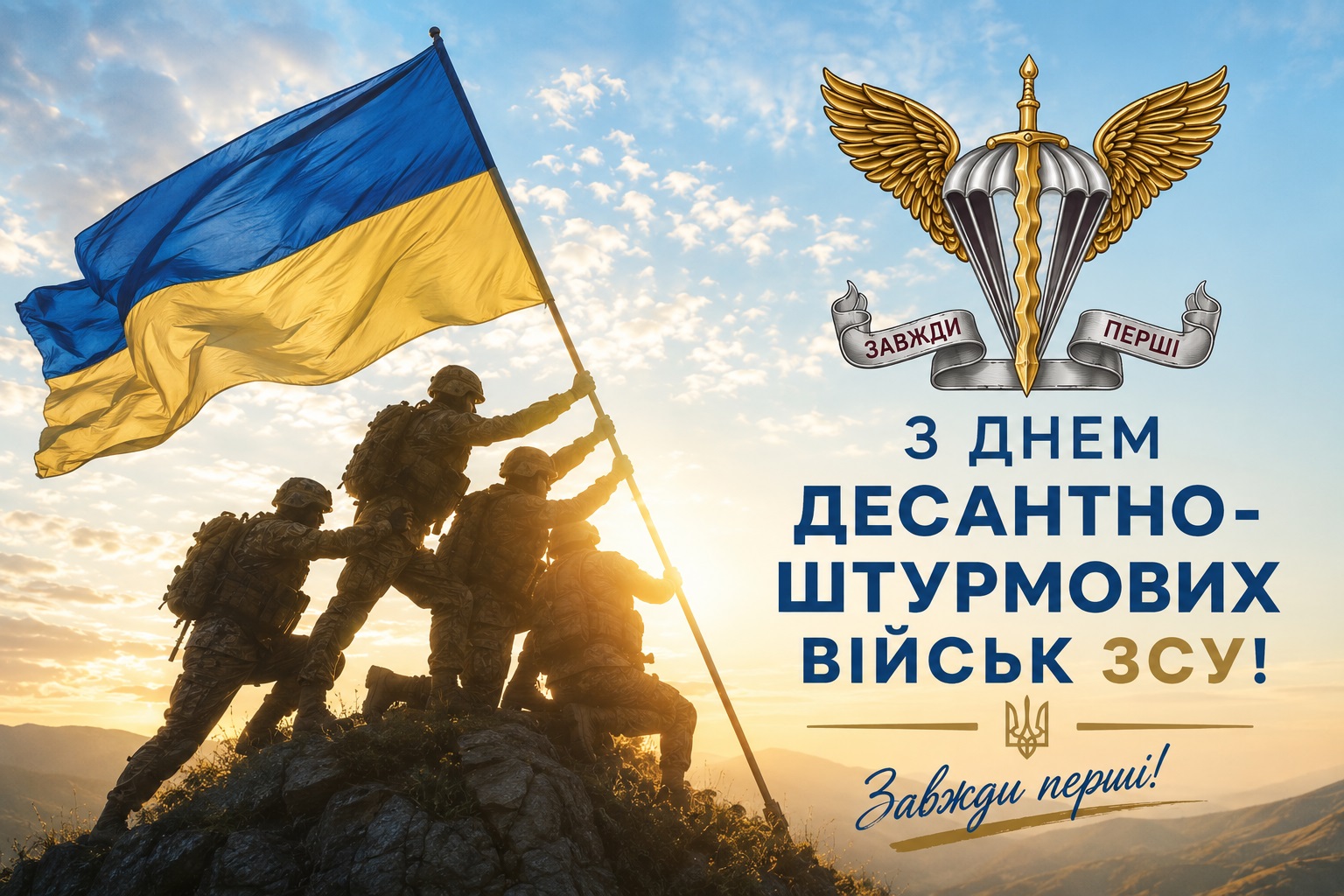Heroic card for Air Assault Forces Day