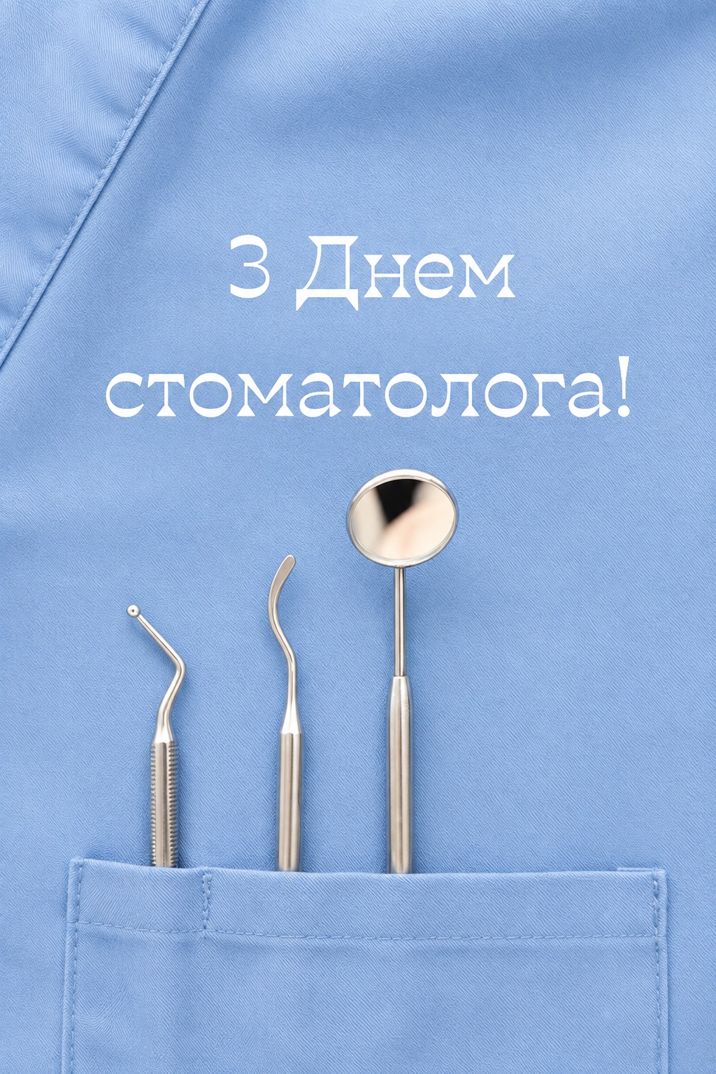 Elegant professional card for Dentist Day