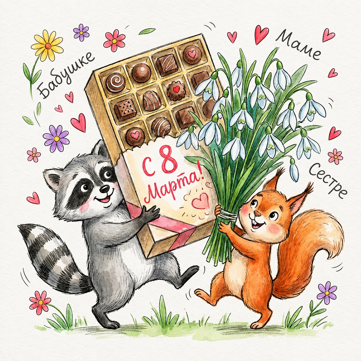 Sweet 8 March card for Mom