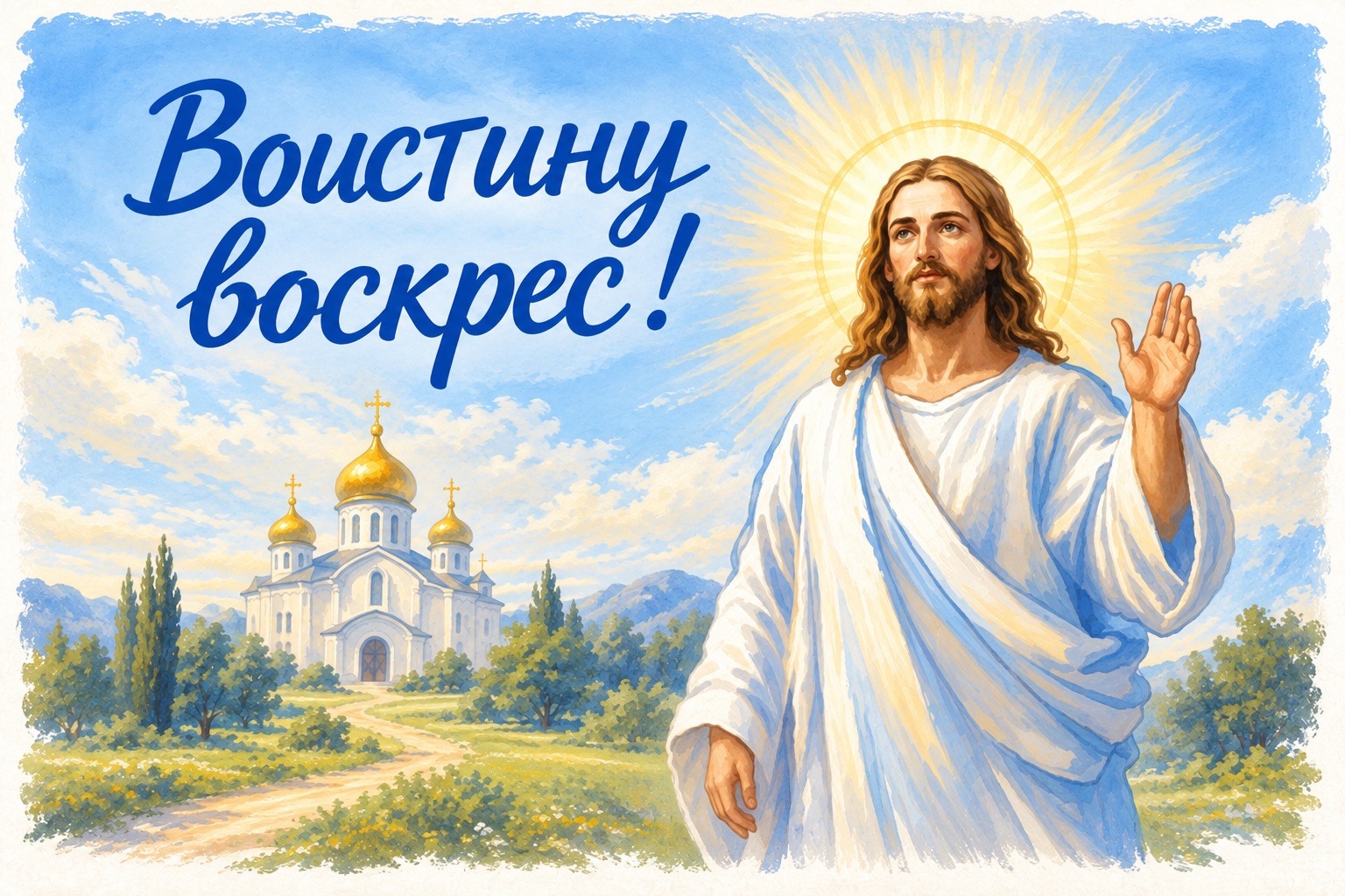 Solemn and Beautiful Easter Card