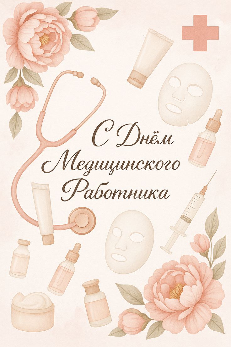 Elegant Medical Worker's Day Greeting Card