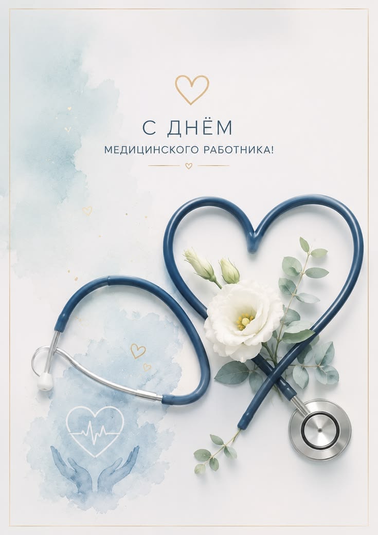 Elegant Medical Worker's Day Greeting Card